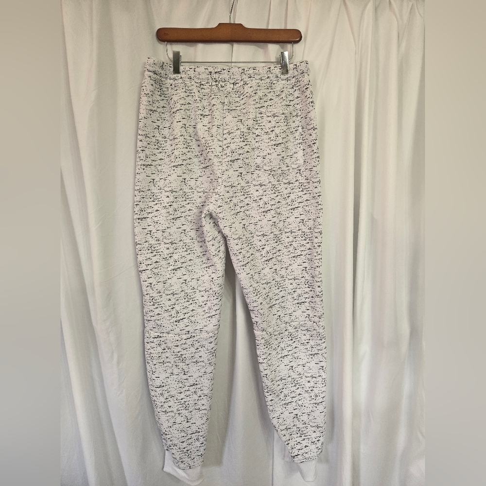 Public Supply Co. Men's Speckled Jogger Pants in White/Black Size L - Picture 4 of 8